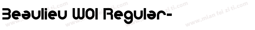 Beaulieu W01 Regular字体转换